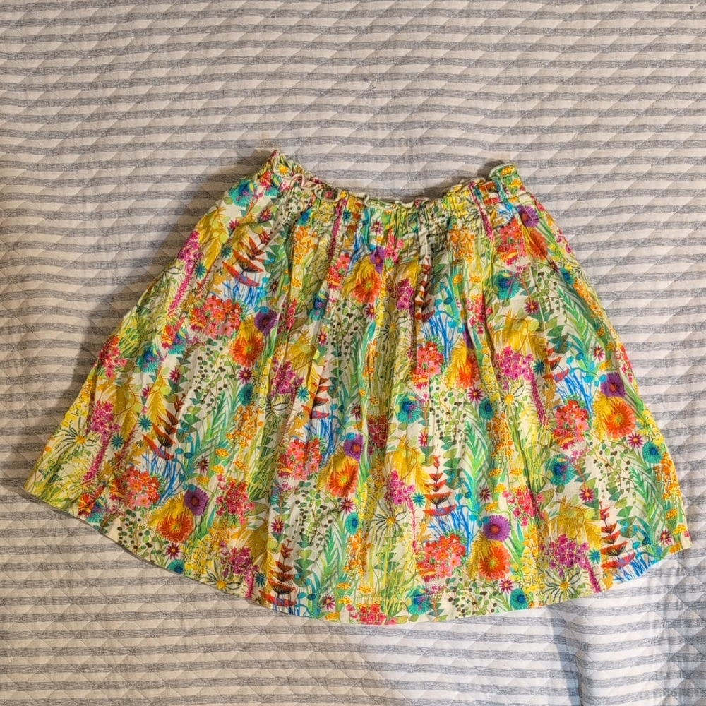 Peek Vibrant Floral A-Line Skirt